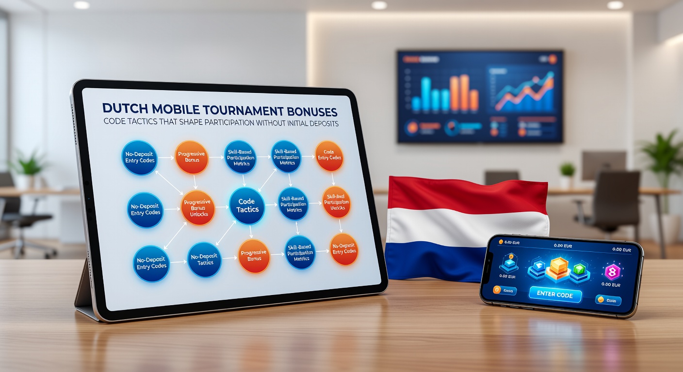 Mobiele toernooibonussen in Nederlandse casino-apps met code-invoer voor no-deposit deelname