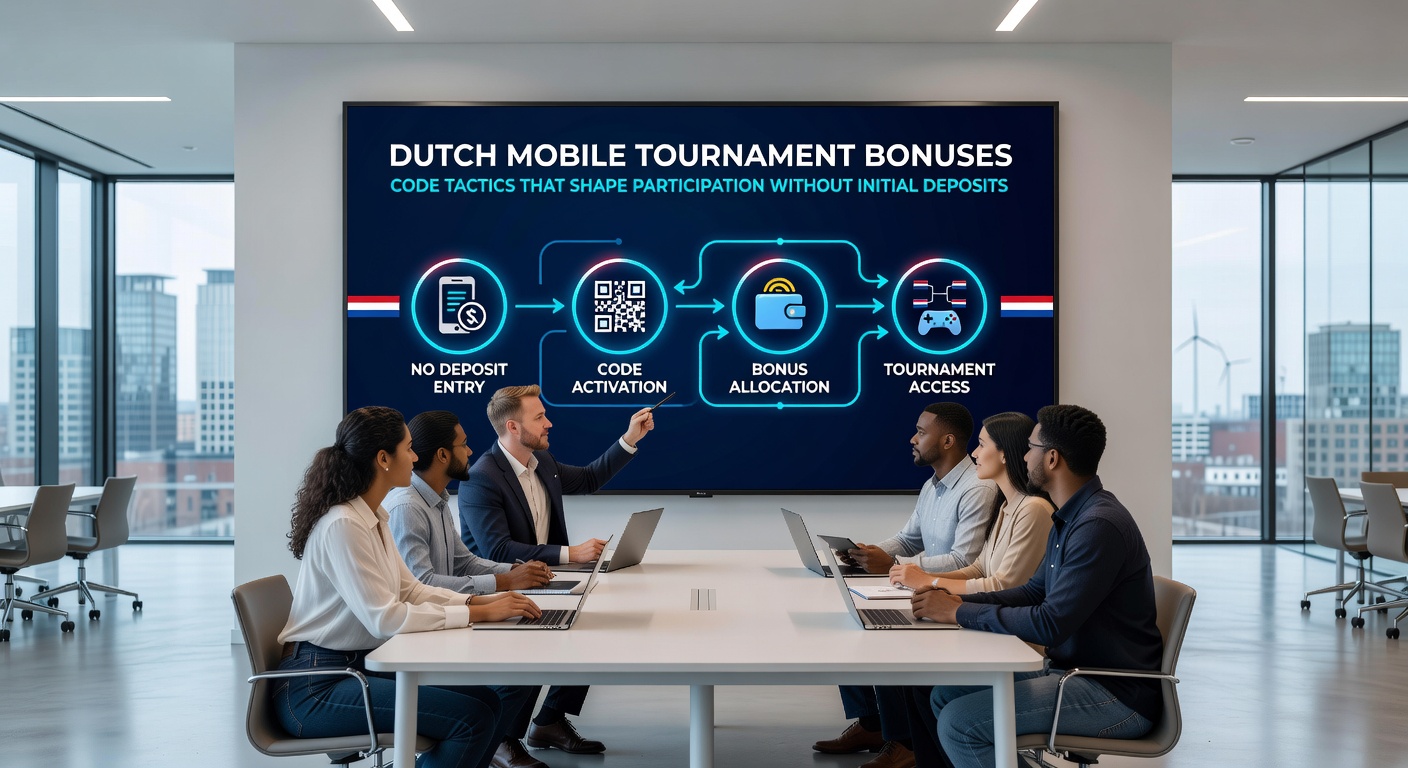 Gebruikers die codes invoeren in een mobiele casino-app voor toernooiparticipatie zonder storting