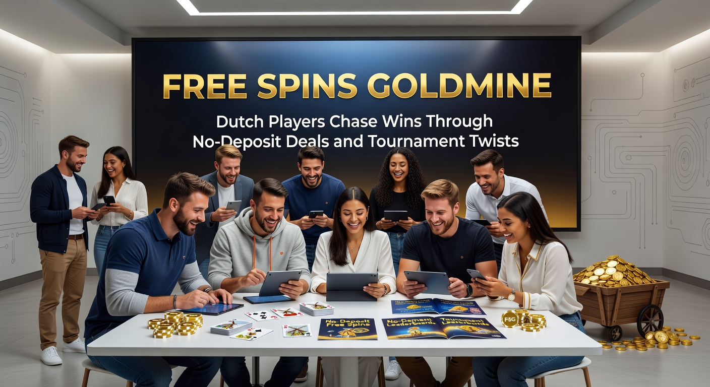 Een leaderboard van een slottoernooi met Nederlandse spelers bovenaan, prijzenpot zichtbaar en free spins icons draaiend