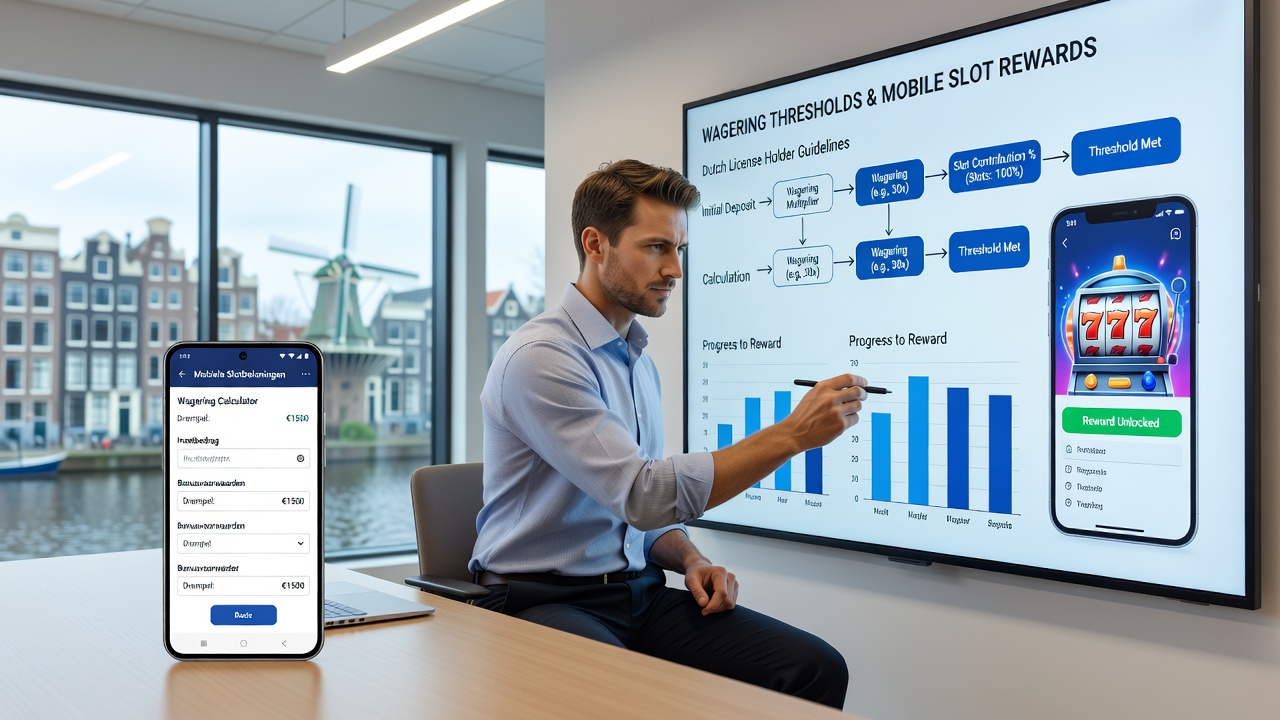 Schema van drempelberekening voor mobiele slots