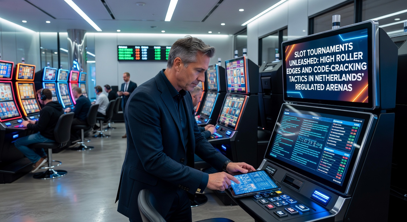 Spannende slottoernooi actie met high rollers aan de leiding in een Nederlands online casino