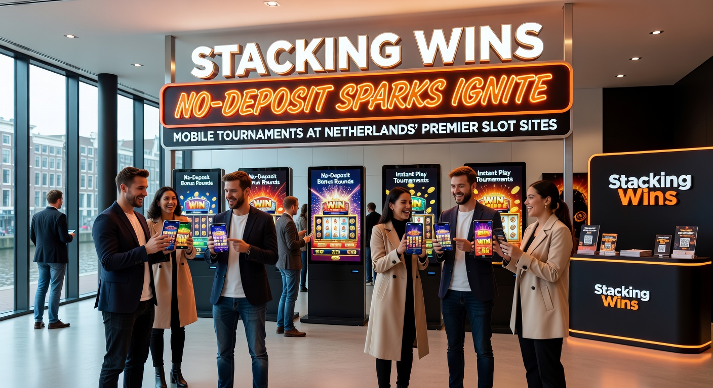 Leaderboards van een live mobiel slot-toernooi met no-deposit deelnemers en stapelende prijzen op Nederlandse casino-apps