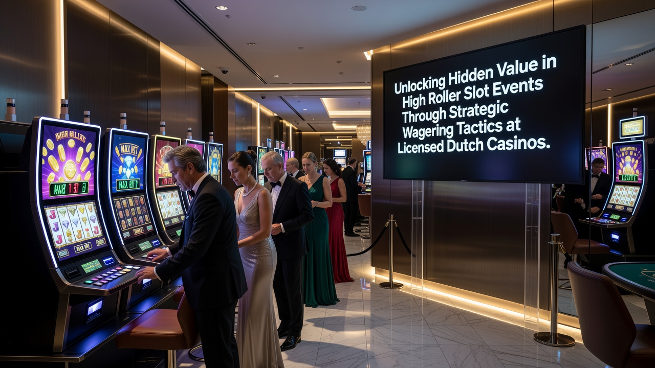 Strategische wagering tijdens high roller slot toernooien op Nederlandse sites
